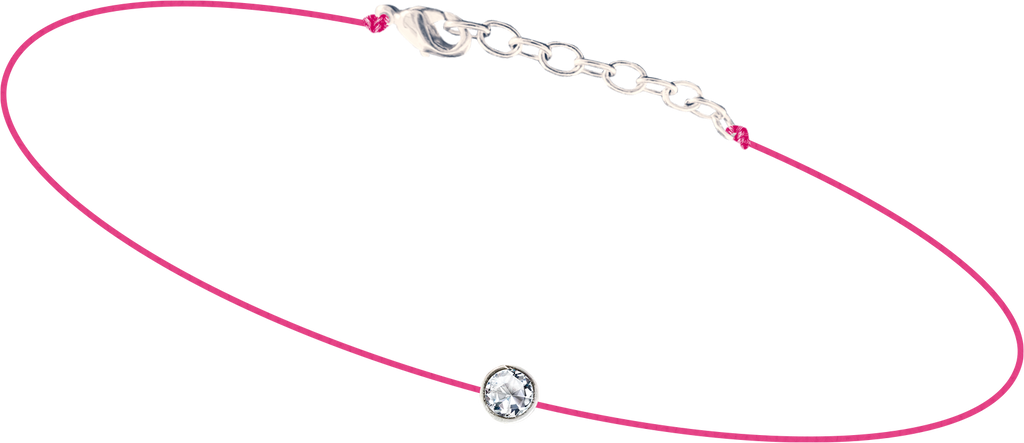 Bracelets Myline rose argent