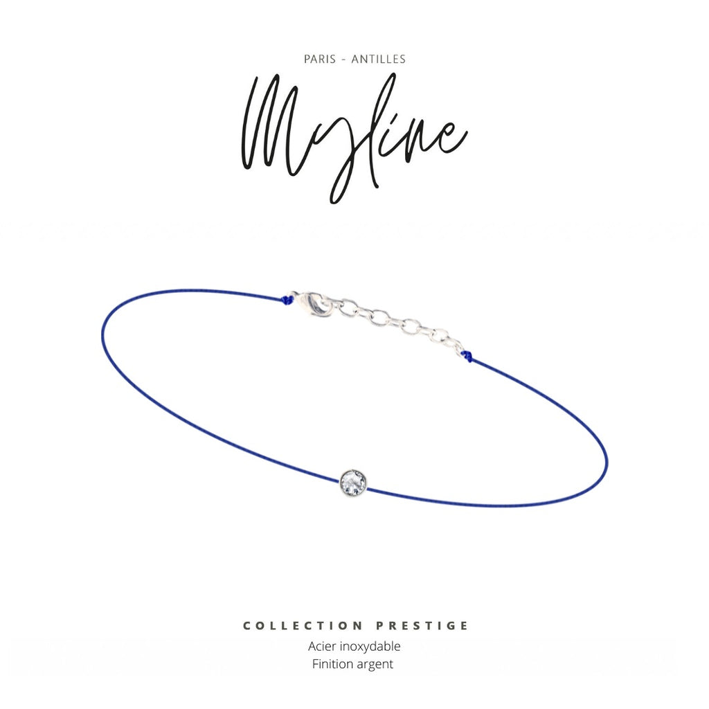 Bracelets Myline bleu argent