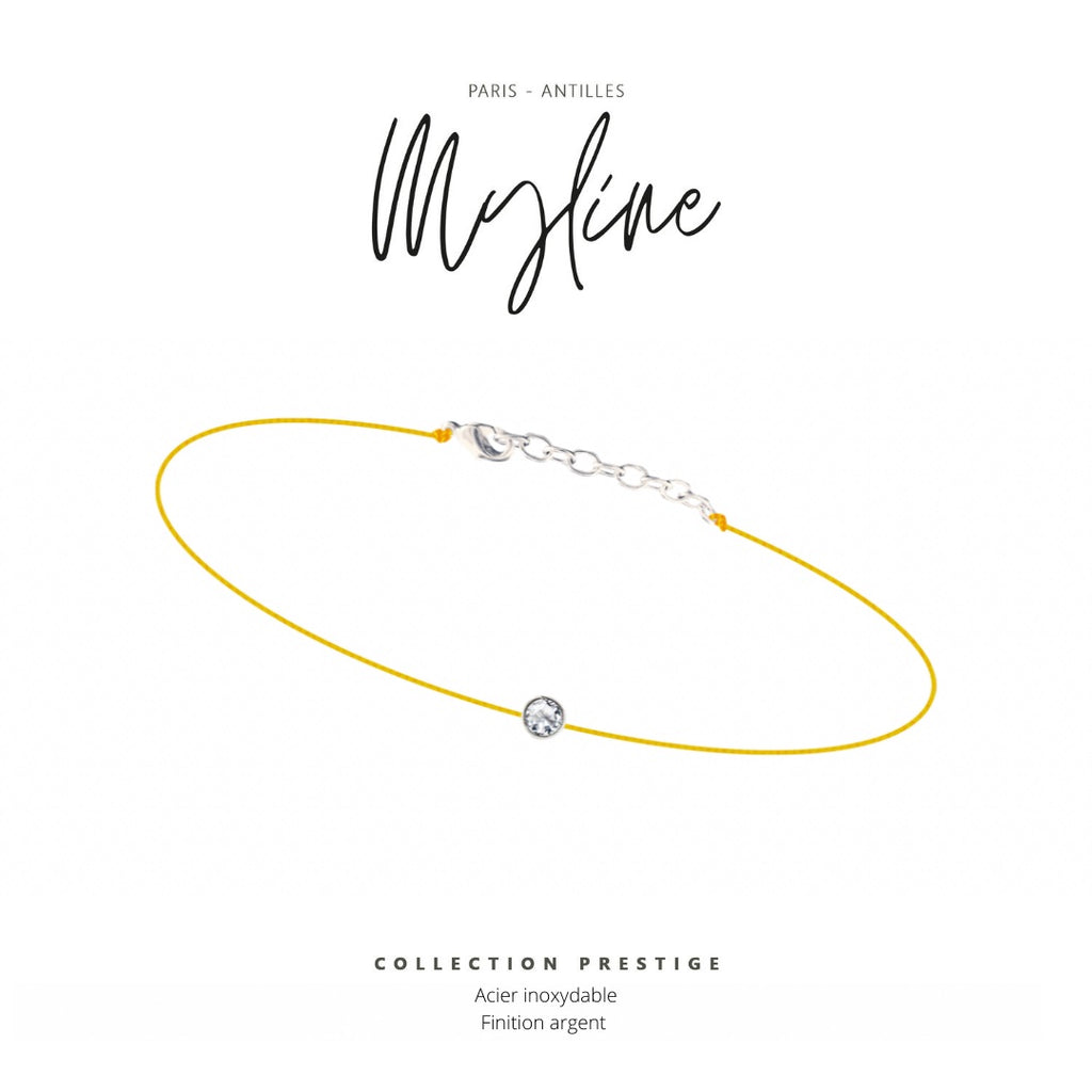 Bracelets Myline jaune argent