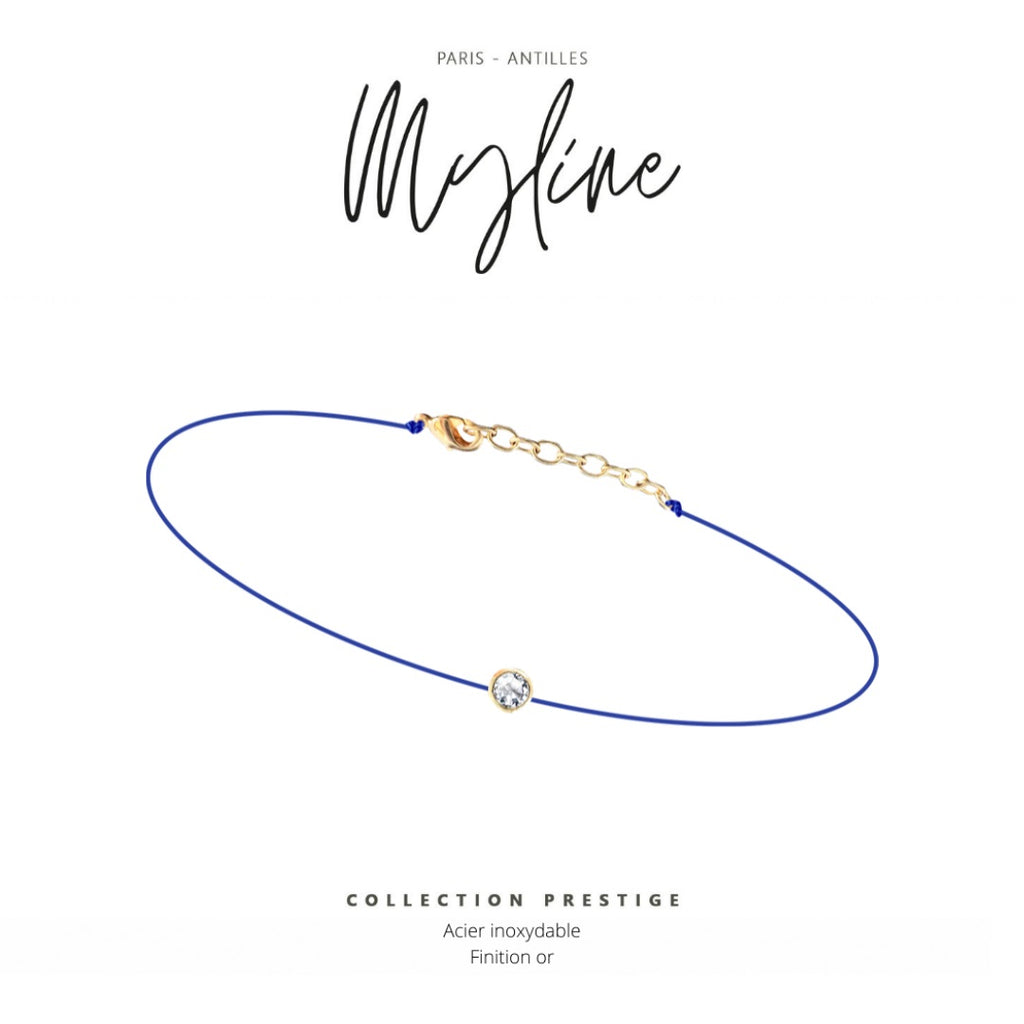 Bracelets Myline bleu or