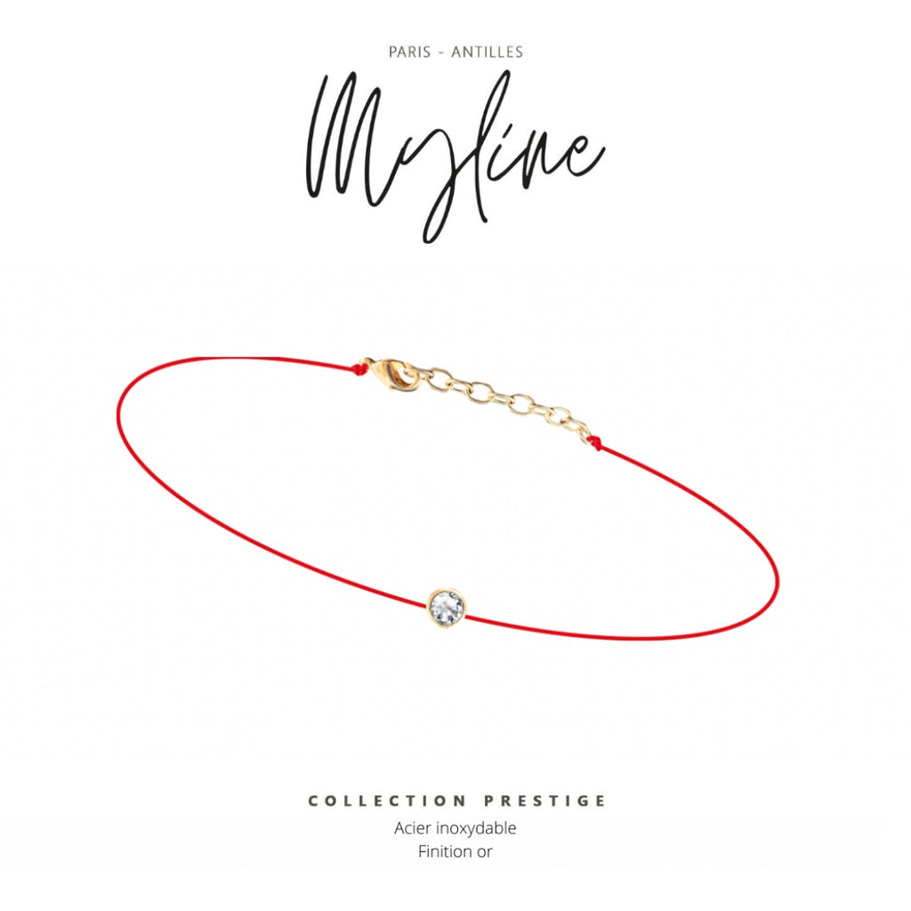 Bracelets Myline rouge or